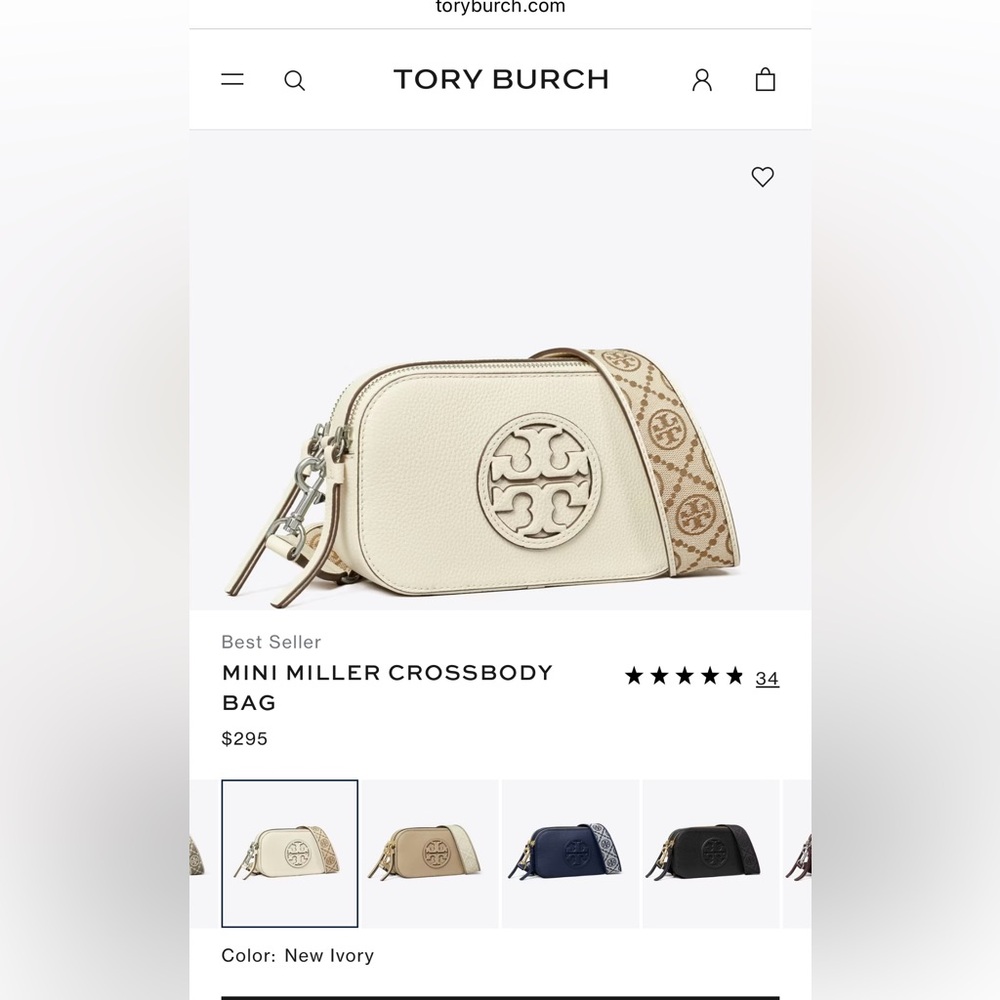 Tory Burch Mini Miller Crossbody